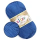 Пряжа Alize Diva (Ализе Дива) Электрик №132, летняя нить 100г/350м, микрофибра для вязания крючком и спицами - изображение 1