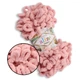 Alize Puffy № 161 Розовая пудра, 100г/9м – Ализе Пуффи, плюшевая пряжа с готовыми петлями для вязания руками пледов, игрушек и аксессуаров - изображение 1