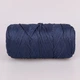Пряжа YarnArt Macrame XL, Темно-синий №162, полиэстеровый шнур 4 мм, ЯрнАрт Макраме ХЛ нитка для вязания крючком и спицами, полиэстер 100% - изображение 3