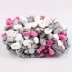 Alize Puffy Color, №6070 (100г/ 9м) плюшевая фантазийная пряжа с готовыми петлями для вязания руками пледа игрушек и балаклавы, Ализе Пуффи,Ализе Пуфи - изображение 2