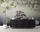 Безшовні фотошпалери з перспективою, фотошпалери з квітами у передпокій "Шлях у туман" X129 - зображення 3