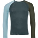 Термофутболка мужская анатомическая Ortovox 120 Comp Light Long Sleeve Mns Dark arctic grey M (100080925) - изображение 4