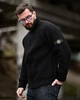 Мужская демисезонная кофта вязка Stone Island 2XL черный (94819) - изображение 4