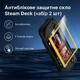 Защитное стекло JSAUX 9H для Steam Deck и Steam Deck OLED 7″, 2 шт, с направляющей рамкой - изображение 6