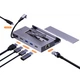 Док-станция 7-в-1 для Steam Deck с SSD M.2, HDMI 4K, USB-C PD до 100 Вт, Ethernet, алюминиевый корпус - изображение 1