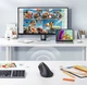 Вертикальная мышь UGREEN MU008 Bluetooth 5.0 / 2.4 ГГц, до 4000 DPI, бесшумная, 6 кнопок, чёрная - изображение 8