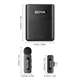Двойной беспроводной петличный микрофон BOYA BY-V30 Type-C, 2.4G, с зарядным кейсом - изображение 8