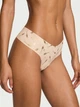 Трусики стрінги Victoria's Secret No-Show Thong Panty ХS Бежевий (27216351) - зображення 1