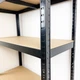 Стеллаж 4P StrongShelf 180Х60X30 см черный, равномерная нагрузка 150кг/полка, общая нагрузка до 750кг - изображение 13