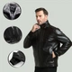 Зимняя мужская куртка из экокожи SeltStom, размер 2XL, черная - изображение 4
