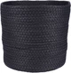 Osłonka na doniczkę Vilde 23 x 22 cm Czarna - obraz 3