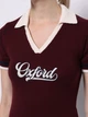 Пуловер женский Colin's CL1075511BRD L Bordeaux (8684112819938) - изображение 4
