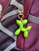 Брелок для ключів та сумки "Balloon Dog", перламутровий зелений - зображення 5
