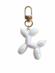 Брелок для ключей и сумки "Balloon Dog", жемчужный белый - изображение 1