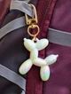 Брелок для ключей и сумки "Balloon Dog", жемчужный белый - изображение 4