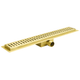 Трап для душевой кабины 700 мм Koer FD35-70x700-Brushed Gold с сухим затвором AC0718 - изображение 2