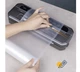 Вакуумный упаковщик универсальный 65 кПа 110 Вт Food Vaccum Sealer 12.5х35х6 см, 6 режимов с встроенным ножом, пластик - изображение 3