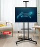 Крепление для телевизора V-STAR TV CART 1500/8005 32"-70" нагрузкой до 27 кг, 5 положений, высоты, стальное, черное - изображение 3