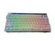 Механічна клавіатура на магнітних світчах з Hot Swap Attack SHARK R85 HE Rapid Trigger, 85key, RGB, 8K, Win/Mac OS, УКР/АНГЛ, White Lines/Біла (R85WL) - зображення 3