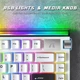 Механічна клавіатура на магнітних світчах з Hot Swap Attack SHARK R85 HE Rapid Trigger, 85key, RGB, 8K, Win/Mac OS, УКР/АНГЛ, White/Біла (R85W) - изображение 9