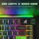 Механічна клавіатура на магнітних світчах з Hot Swap Attack SHARK R85 HE Rapid Trigger, 85key, RGB, 8K, Win/Mac OS, УКР/АНГЛ, Black Green/Чорно зелена (R85BG) - изображение 10