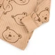 Комплект для новорожденных распашонка Dexter`s ползуны шапочка bear on coffee 50 см коричневый - изображение 3