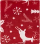 Плед Ardesto Christmas Flannel Олени Красный ART0126PB 160х200 см - изображение 2