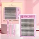 Набор для самостоятельного наращивания ресниц SexySheep с корейским эффектом лучей 9-15 мм 224 шт клей закрепитель ремувер пинцет - изображение 1