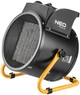 Теплова гармата електрична Neo Tools, 5кВт, 80м2, 588м3/год, 380В, керамічний нагрівальний елемент (PTC), чорний, 4.22кг (90-064) - изображение 1