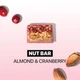 Батончик Space Bite Nut Bar, 10*40 грамм, миндаль та клюква SpaceFood (vit0003643) - изображение 3