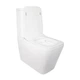 Унітаз компакт Qtap Crow безобідковий з сідінням Soft close QT05222170W - изображение 3