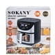 Аэрофритюрница 7л 1700Вт Sokany SK-10031 Черный с серым - изображение 2