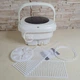 Стиральная машина мини складная 18 л Folding Washing Machine, портативная стиральная машина до 2 кг с отжимом для дома и путешествий, электрическая компактная стиральная машинка для носков, белья, мелких вещей Белая, FWM-18-W - изображение 4
