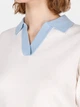 Пуловер женский Colin's CL1073124OFW L Off White (8684112619200) - изображение 4