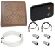 Комплект WiFi роутер 3G 4G модем Huawei E5372s-32 (MR100-3) з панельною антеною КВАДРАТ MIMO 2x24 дБі - зображення 1