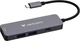 USB-хаб Verbatim USB-C Essentials Multiport Hub 4 Port Grey (0023942321552) - зображення 2