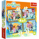 Набір пазлів Trefl 4в1 Пригодницький Зоотрополіс 35 + 48 + 54 + 70 елементів 34677 (5900511346770) - зображення 1