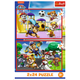 Zestaw puzzli Trefl Viacom PAW Patrol Wesoły dzień piesków 24 elementy x 2 szt 34434 (5900511344349) - obraz 1