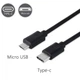 Кабель пристроїв Lucom USB Type-C-2.0microB M/M 0.2m (USB2.0) OTG чорний(62.09.8510) - зображення 3