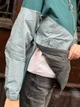 Жіноча мембранна куртка Outdoor Research Foray 1 Gore-tex трекінгова для походів Розмір L Зелений з сірим - изображение 4