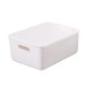 Ящик для зберігання з кришкою MBM HOME FH-13/FH-16 WHITE пластиковий білий - зображення 1