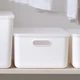 Ящик для зберігання з кришкою MBM HOME FH-13/FH-16 WHITE пластиковий білий - зображення 5