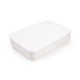 Ящик для хранения с крышкой MBM HOME FH-12/FH-16 WHITE пластиковый белый - изображение 1