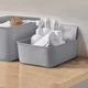 Ящик для хранения с крышкой MBM HOME FH-10/FH-15 GRAY пластиковый серый - изображение 4