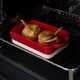 Форма для запікання прямокутна MBM HOME KP-44 M WHITE/RED, біло-червона - зображення 2