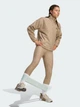 Толстовка на молнии флисовая без капюшона женская Adidas Aop Polar Fleece JX3122 XL Коричневая (4068809115482) - изображение 7