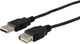 Кабель Equip USB-A Male to USB-A Female 1.8 м Black (128850) - зображення 1