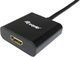 Адаптер Equip DisplayPort Male to HDMI Female 0.15 м Black (133438) - зображення 2