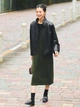Куртка из экокожи UNIQLO на молнии 1159851802 (Черный M) - изображение 12