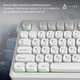 Клавиатура проводная Ajazz AF98 USB White (AF98-W) - изображение 11